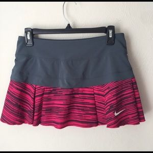 Pink & Grey Nike Dri fit Tennis Skirt